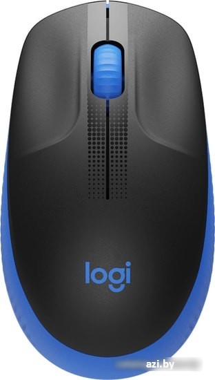 Мышь Logitech M190 (черный/синий)
