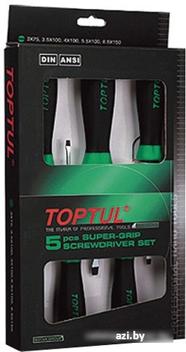 Набор отверток Toptul GAAE0503 (5 предметов)