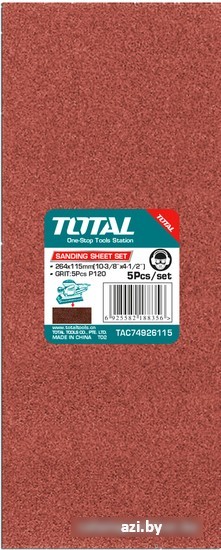 Набор шлифлистов Total TAC74926115 (5 шт)