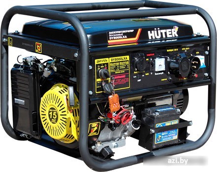 Бензиновый генератор Huter DY8000LXA
