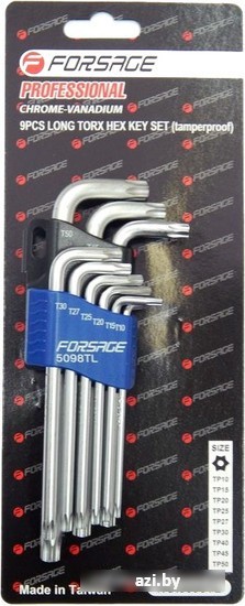 Набор ключей FORSAGE 5098TL 9 предметов
