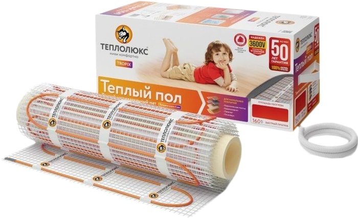 Нагревательный мат Теплолюкс Tropix МНН 8 кв.м. 1280 Вт