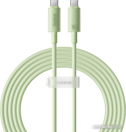 Кабель Baseus Habitat Series Fast Charging Cable 100W USB Type-C - USB Type-C (2 м, зеленый)