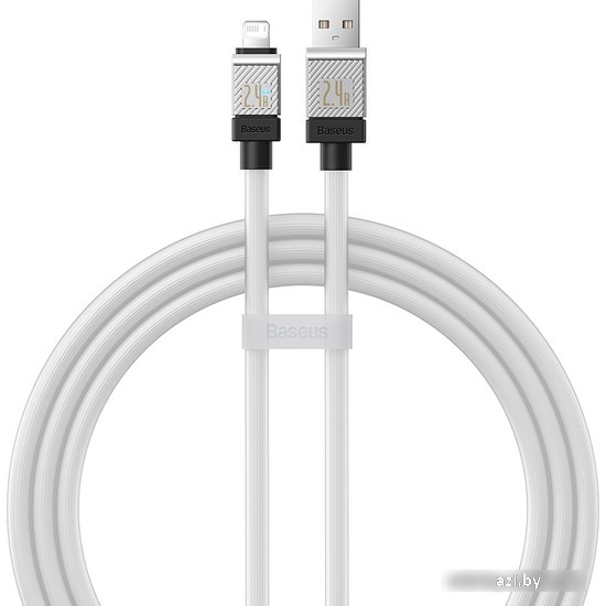 Кабель Baseus CoolPlay Series USB Type-A - Lightning (1 м, белый)