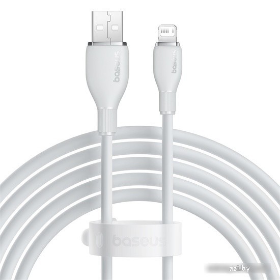 Кабель Baseus Pudding Series USB Type-A - Lightning (2 м, белый)