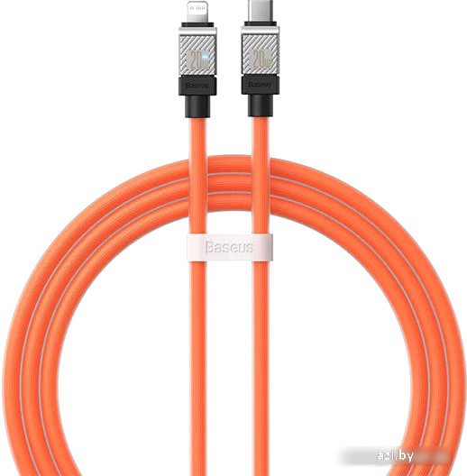 Кабель Baseus CoolPlay Series Fast Charging Cable 20W USB Type-C - Lightning (1 м, оранжевый)