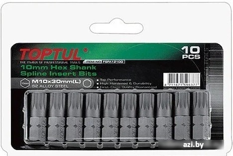 Набор бит Toptul FSFA1212G (10 предметов)