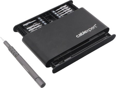 Набор отвертка с битами Gembird TK-SD-09R (21 предмет)