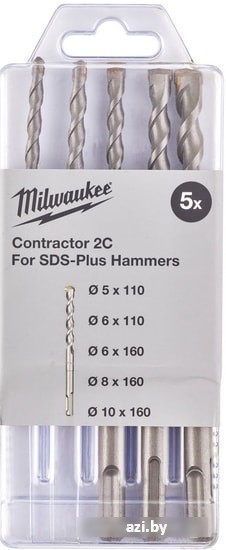 Набор оснастки Milwaukee 4932471242 (5 предметов)