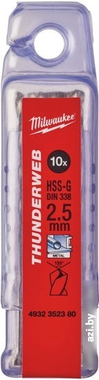 Набор оснастки Milwaukee 4932352380 (10 предметов)
