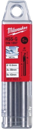 Набор оснастки Milwaukee 4932352216 (10 предметов)