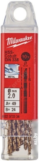 Набор оснастки Milwaukee 4932373334 (10 предметов)